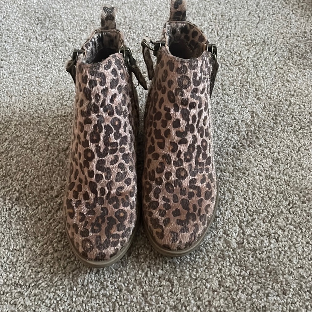 Cheetah Print Ankle Booties